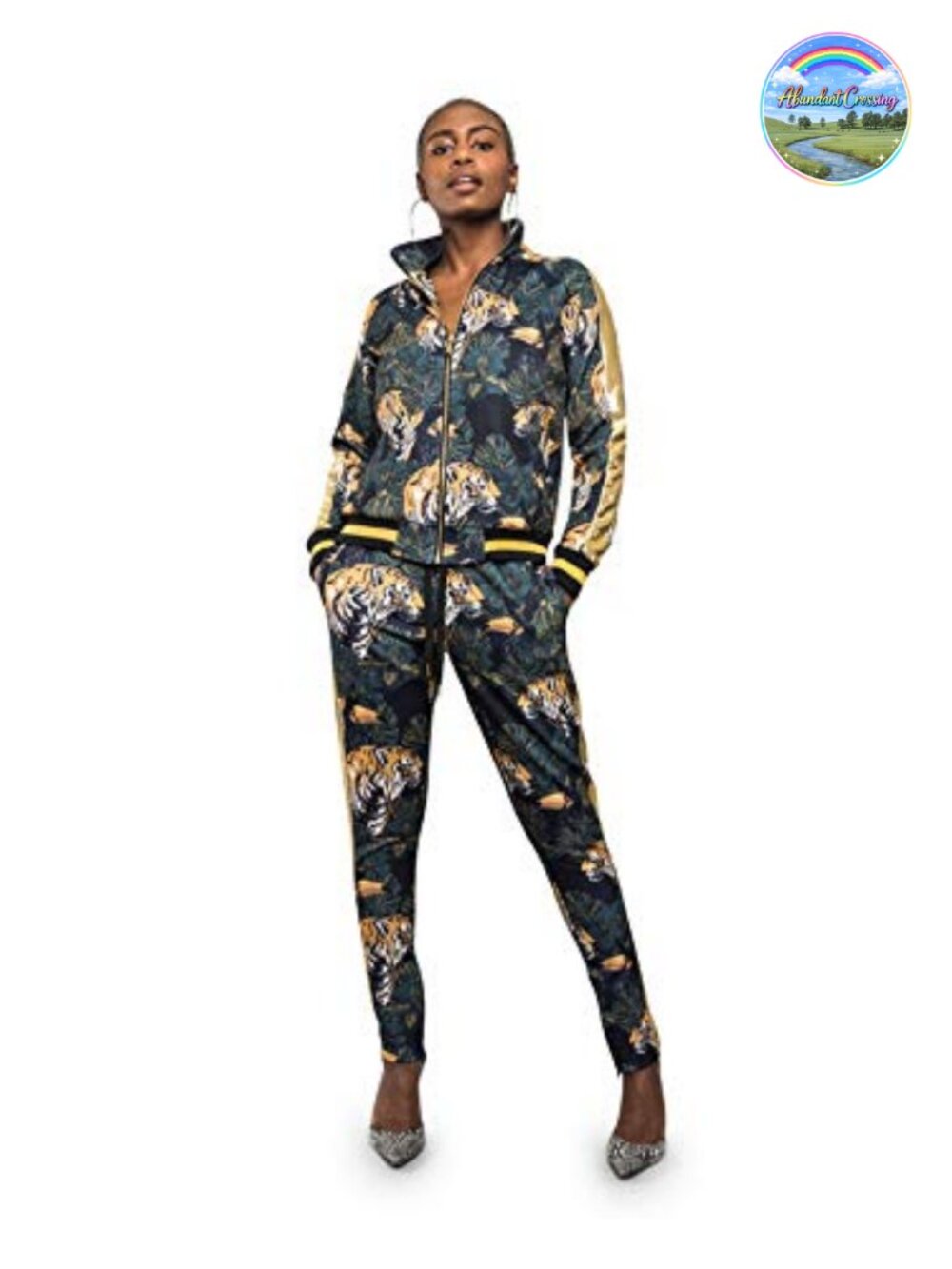 Women's 2-Piece Tracksuit Set Long Sleeve Athletic Jogger Sweatshirt & Pants